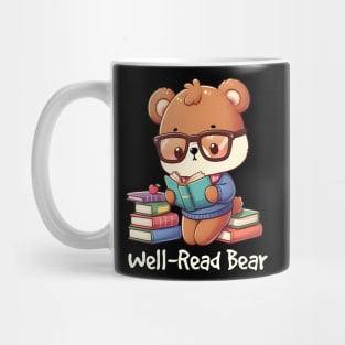 Cute Well Read Bear Mug